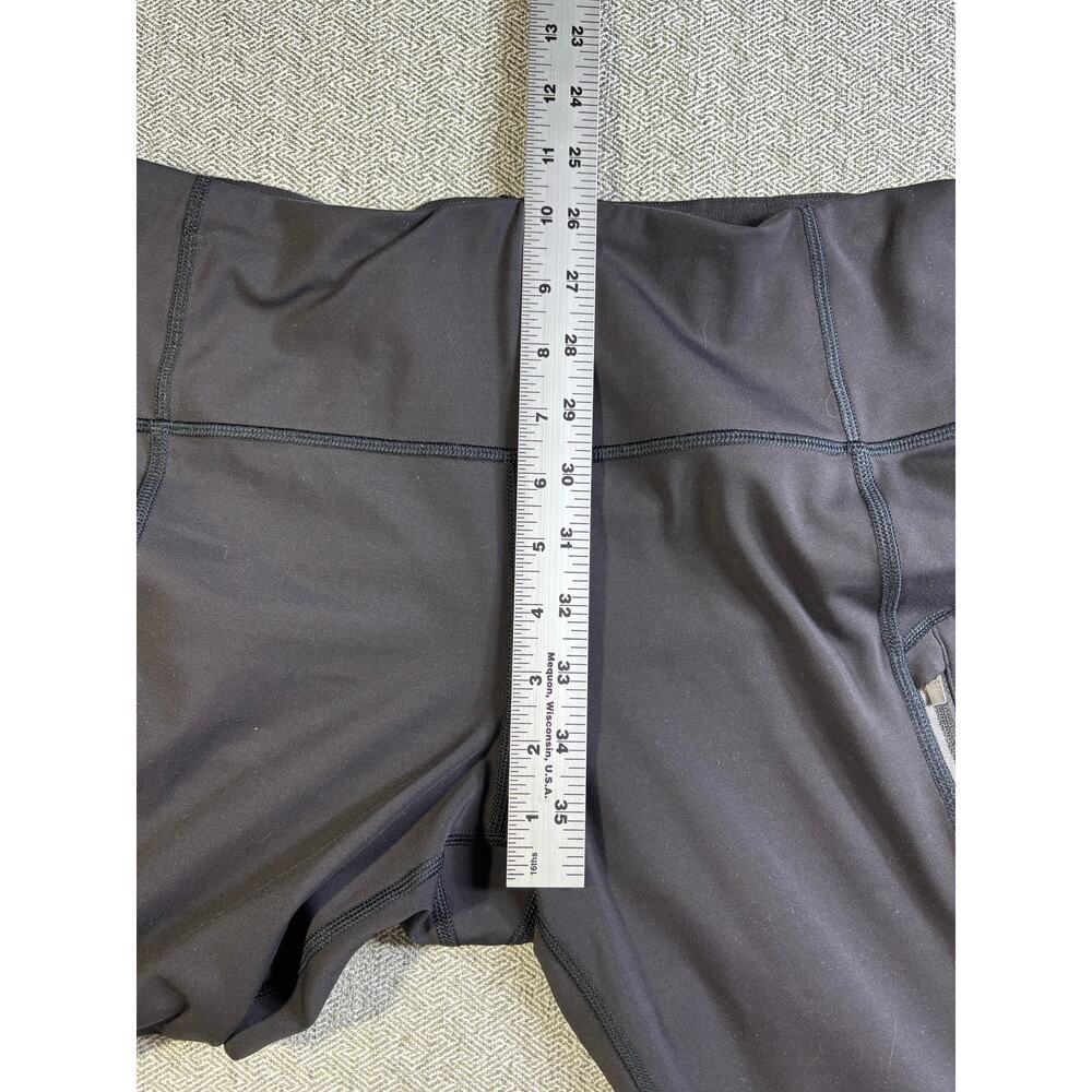 Athleta Ranier Leggings Sz L 7/8 Ankle Length Black Legging Pocket - Picture 6 of 10